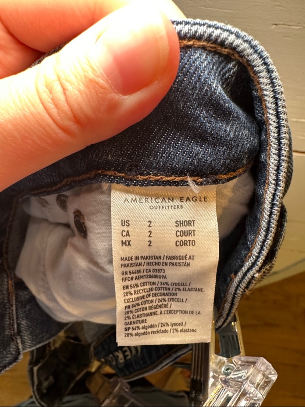 American Eagle Outfitters Womens Stovepipe Jeans 2 Short - Picture 7 of 10